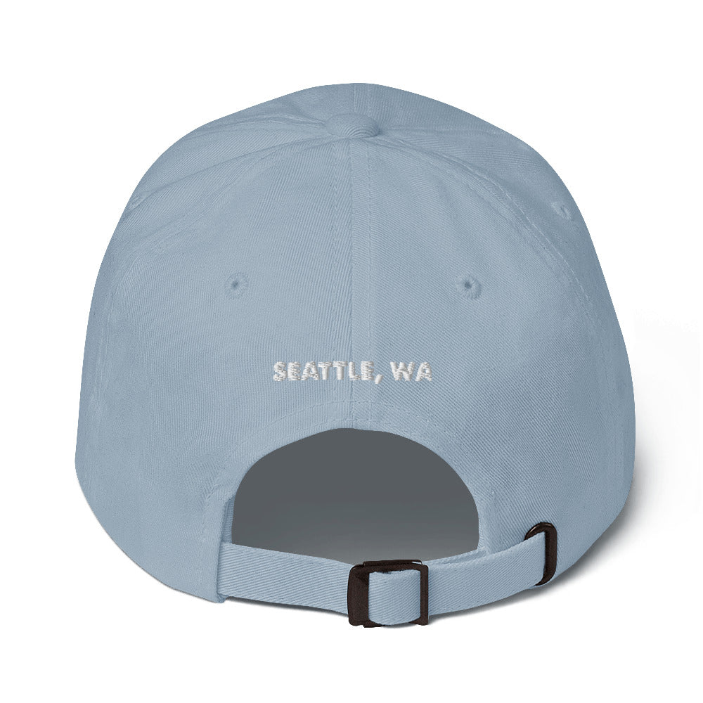 dad hat w/white stitch