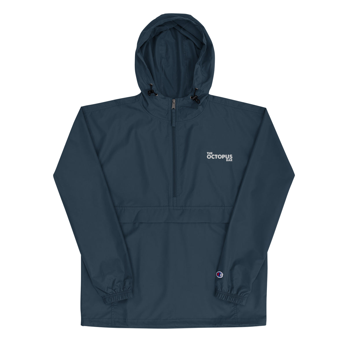 embroidered champion packable jacket