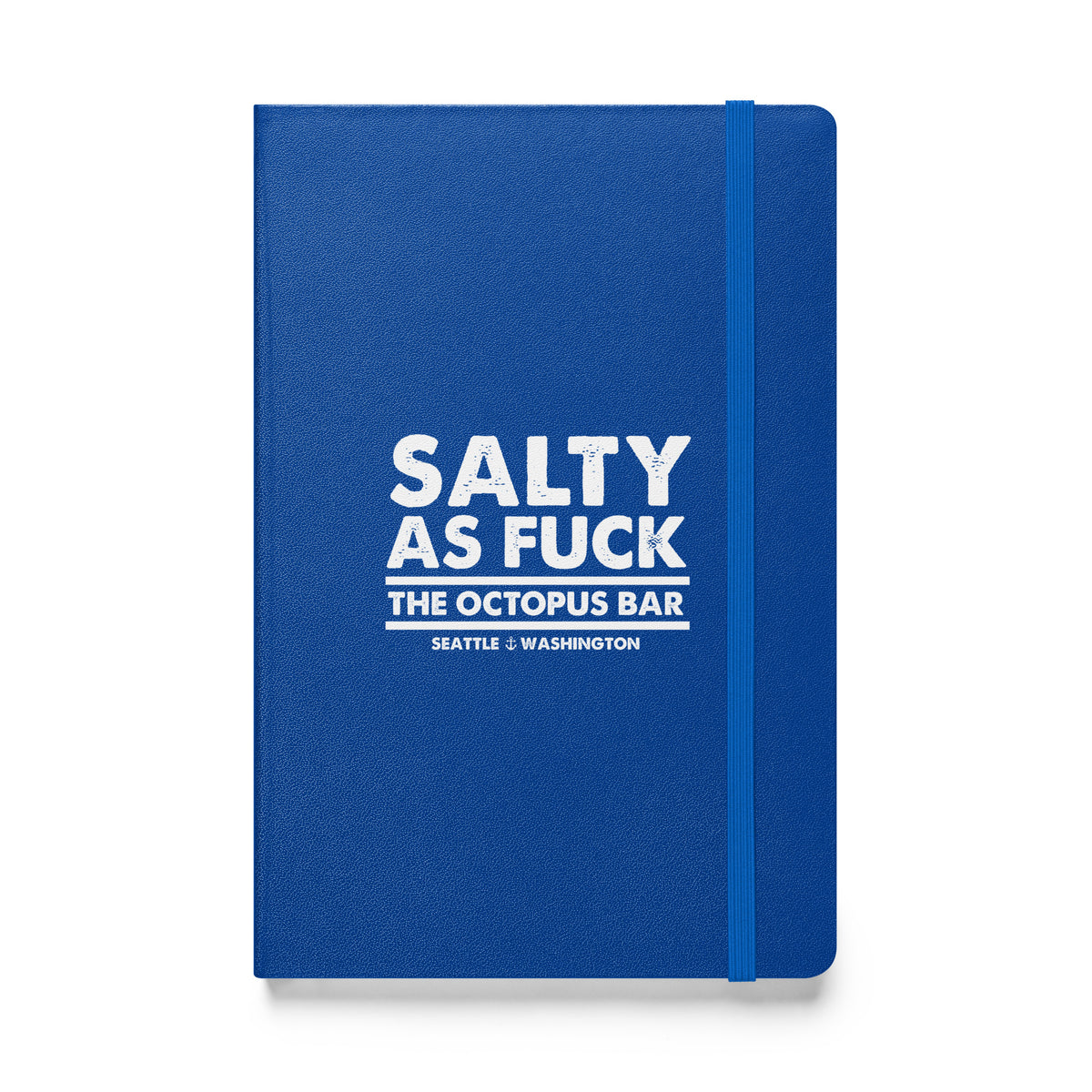 salty as fuck hardcover bound notebook