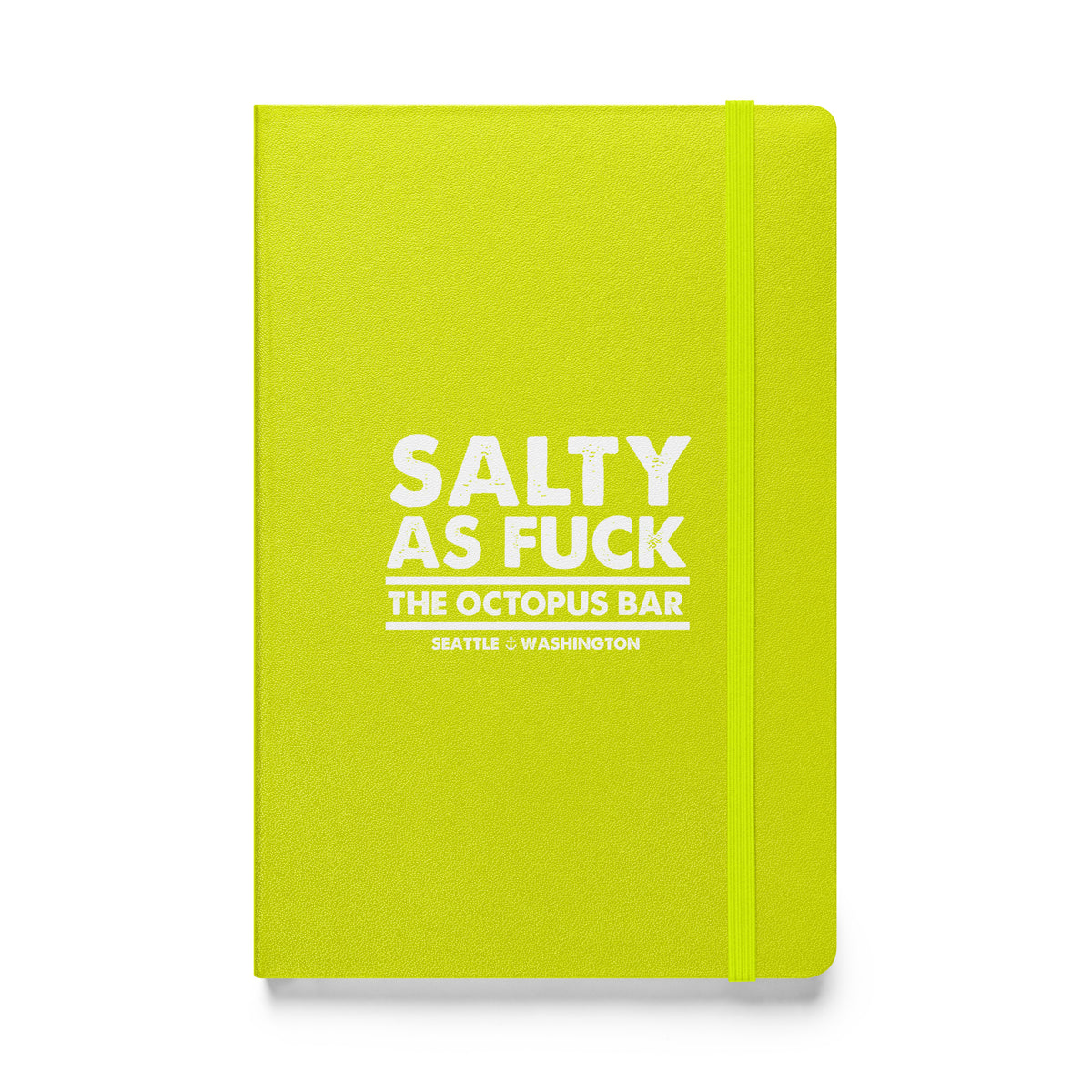 salty as fuck hardcover bound notebook