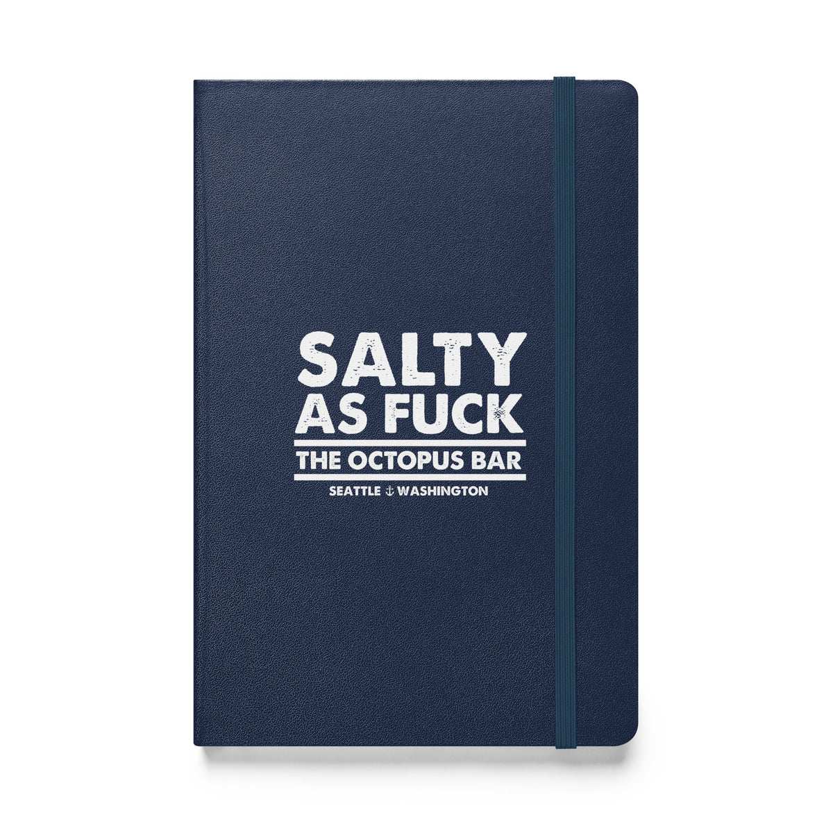 salty as fuck hardcover bound notebook
