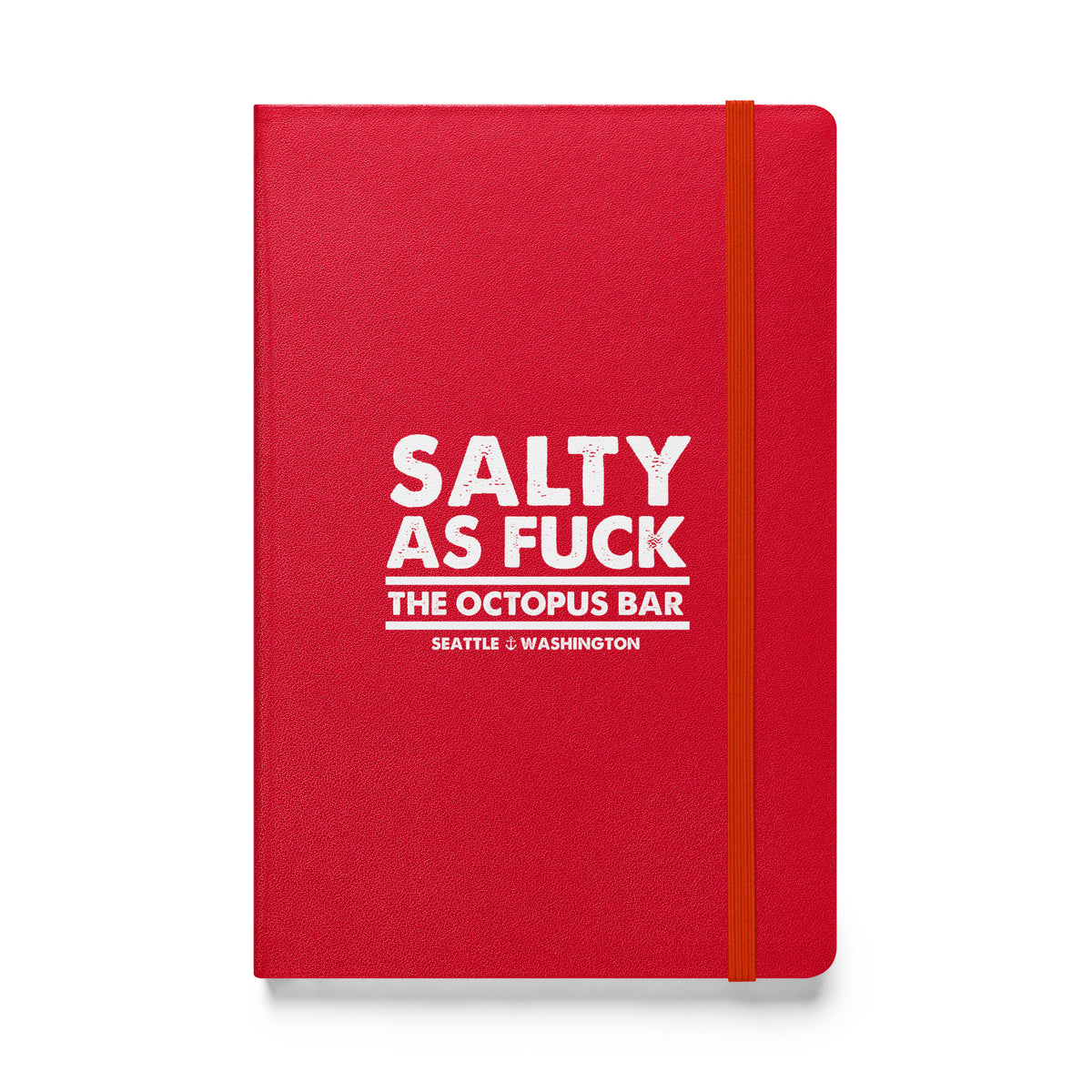 salty as fuck hardcover bound notebook