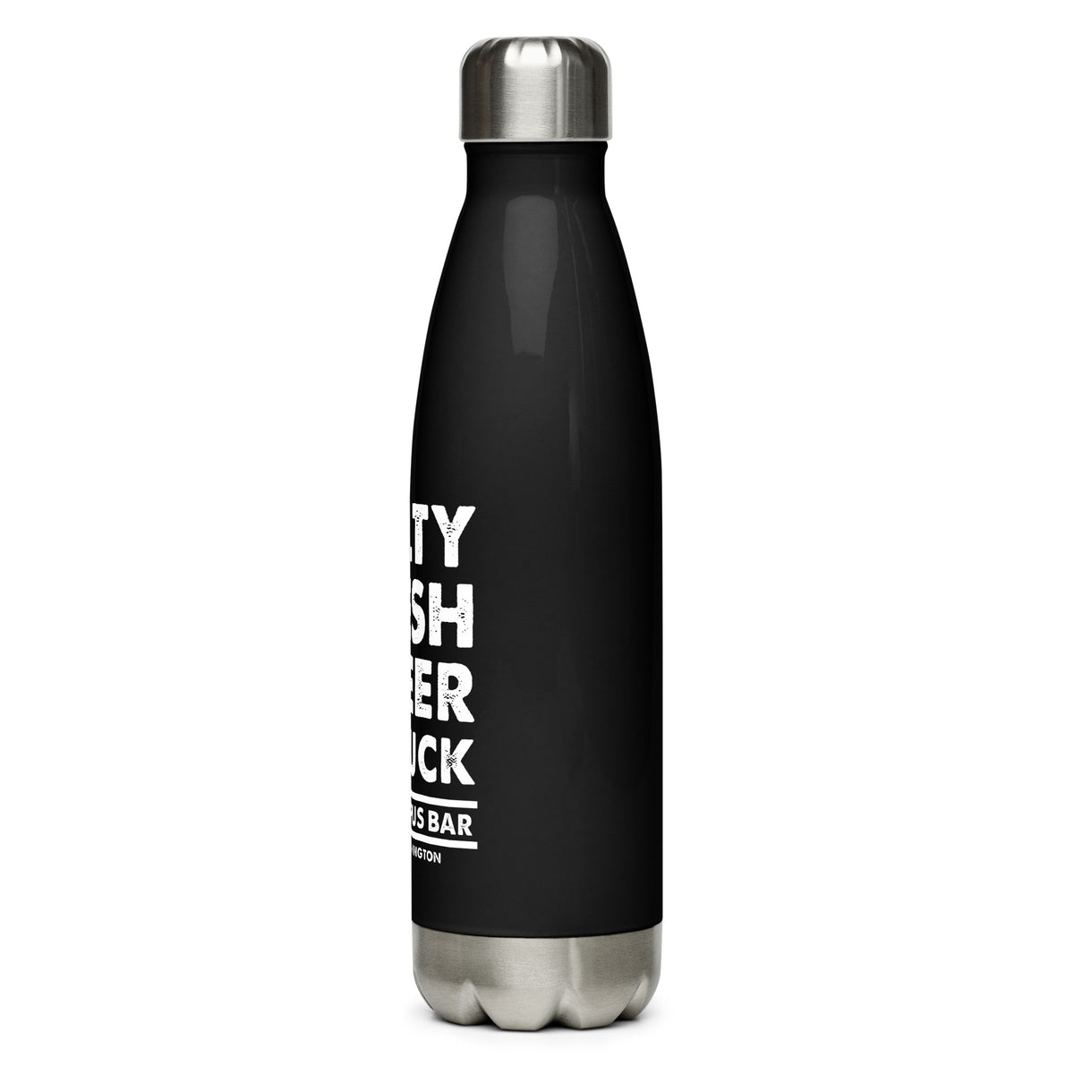 salty fresh queer as fuck water bottle