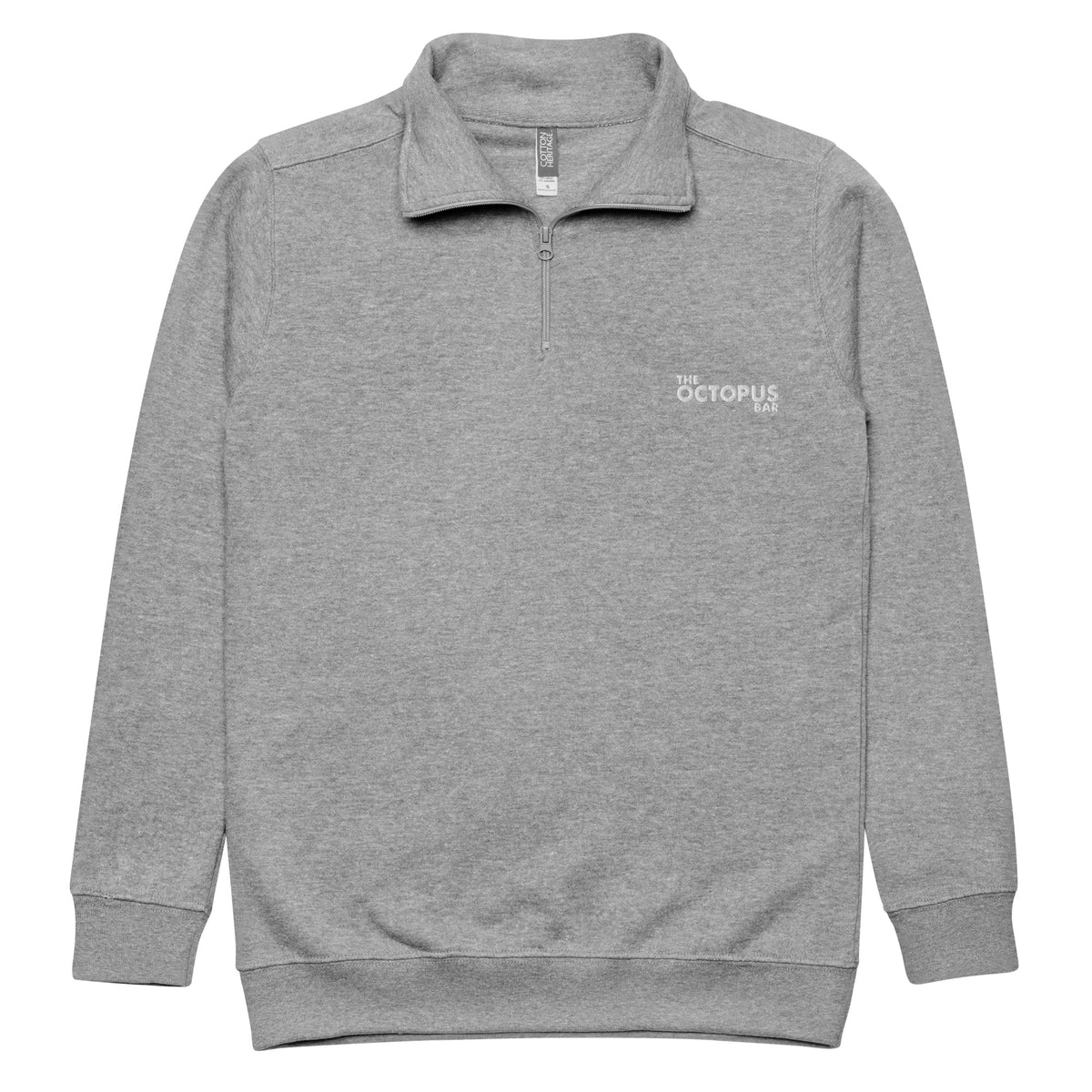 fresh as fuck embroidered fleece pullover