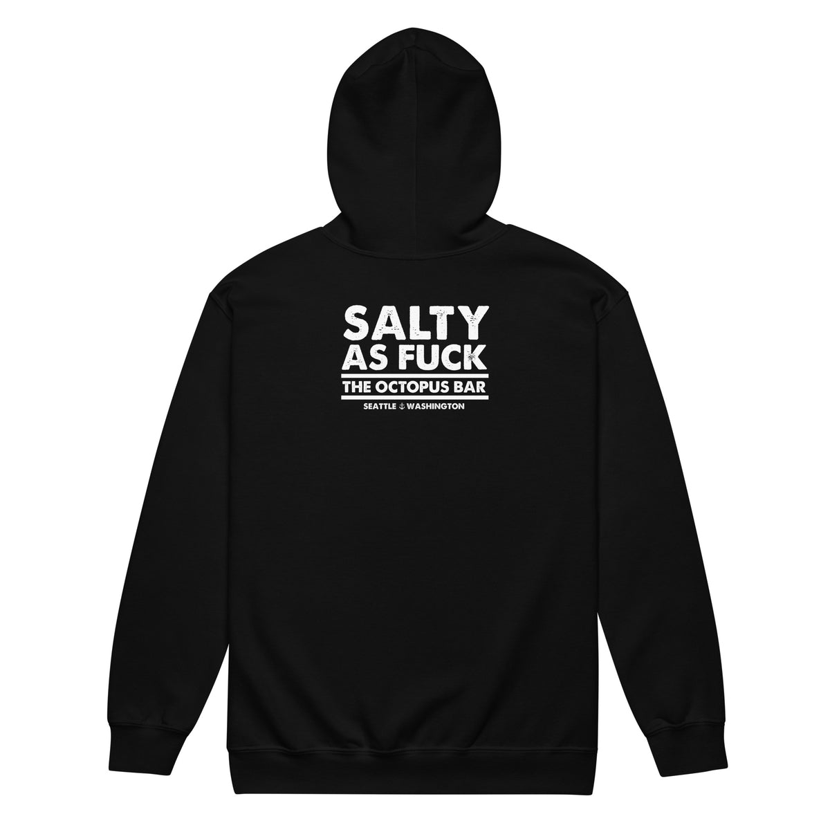 salty as fuck zip up hoodie