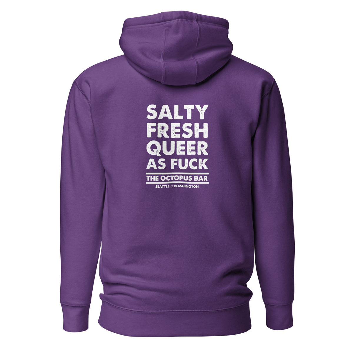 salty fresh queer as fuck hoodie