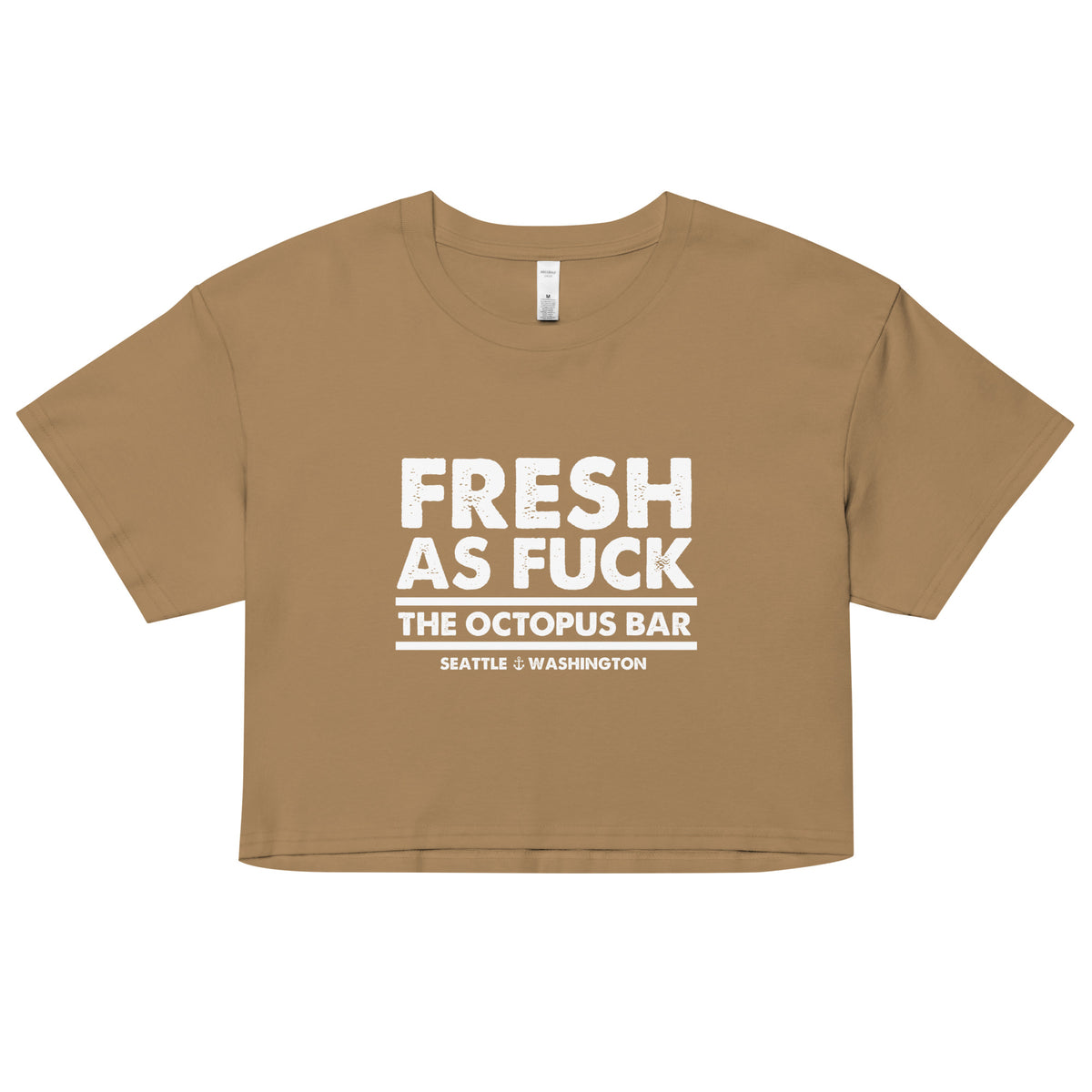 fresh as fuck crop top