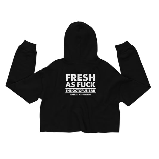 fresh as fuck crop hoodie
